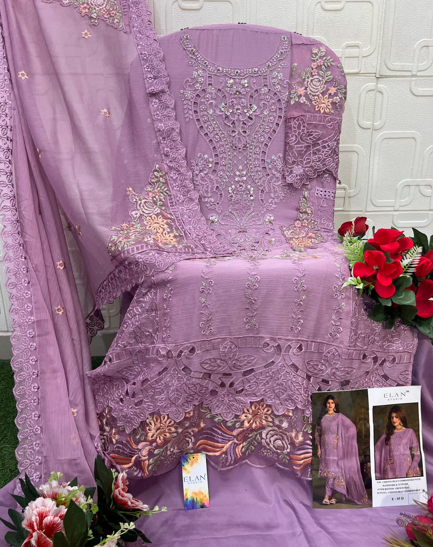 Elan E 05 catalog pakistani wholesale suits franchises