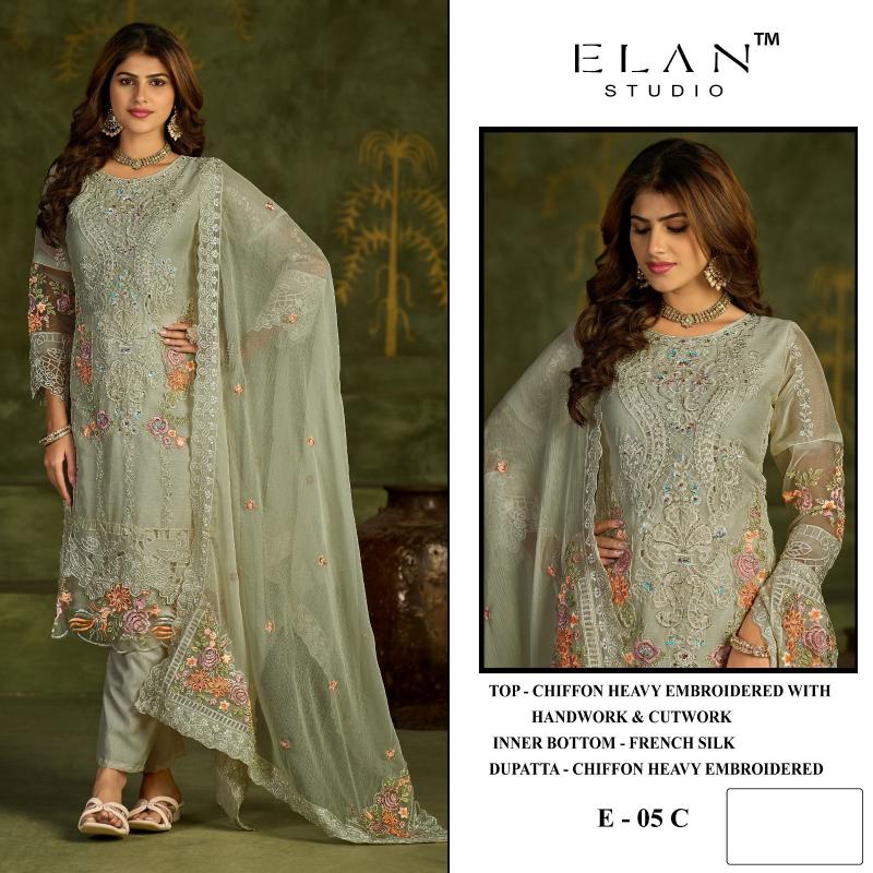 Elan E 05 catalog pakistani wholesale suits franchises