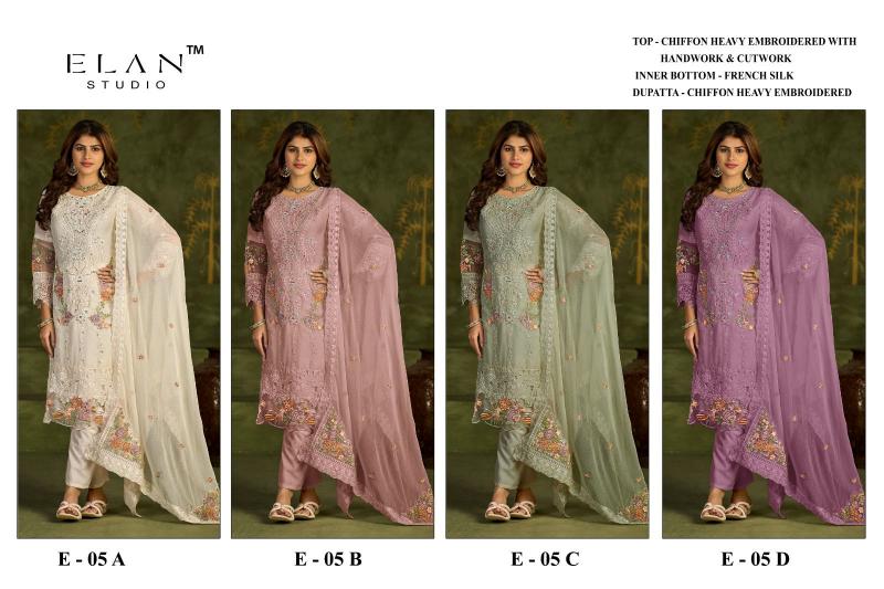 Elan E 05 catalog pakistani wholesale suits franchises