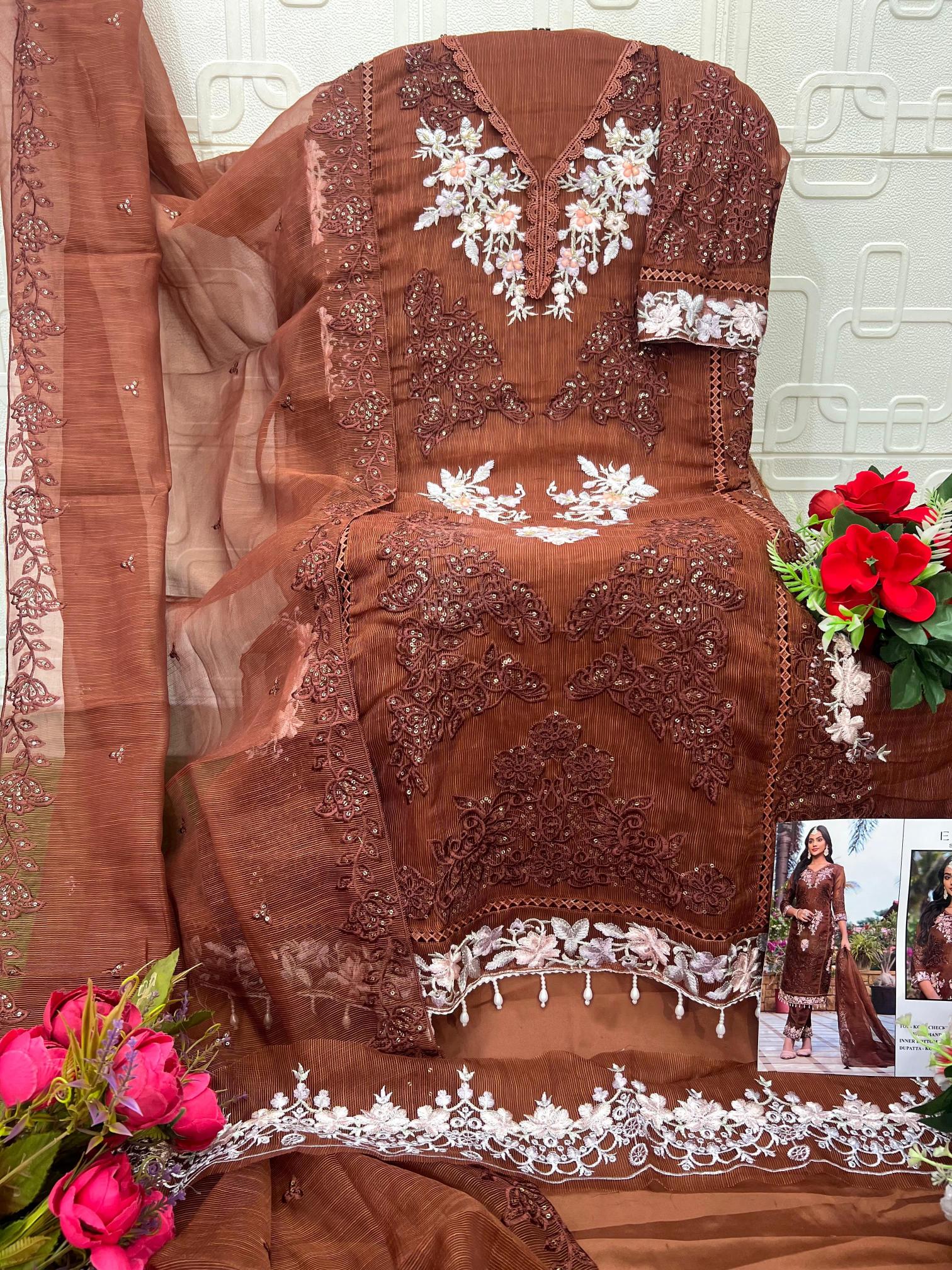 Elan E 08 catalog pakistani suits in delhi