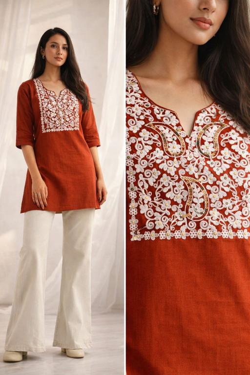 Felocity cotton vol 34 catalog short top kurtis