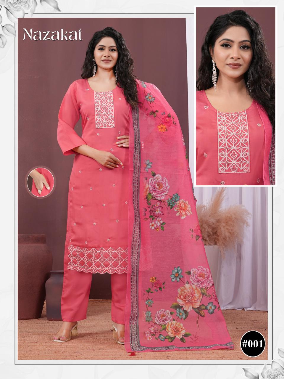 Felocity Nazakat catalog kurtis wholesaler in indore