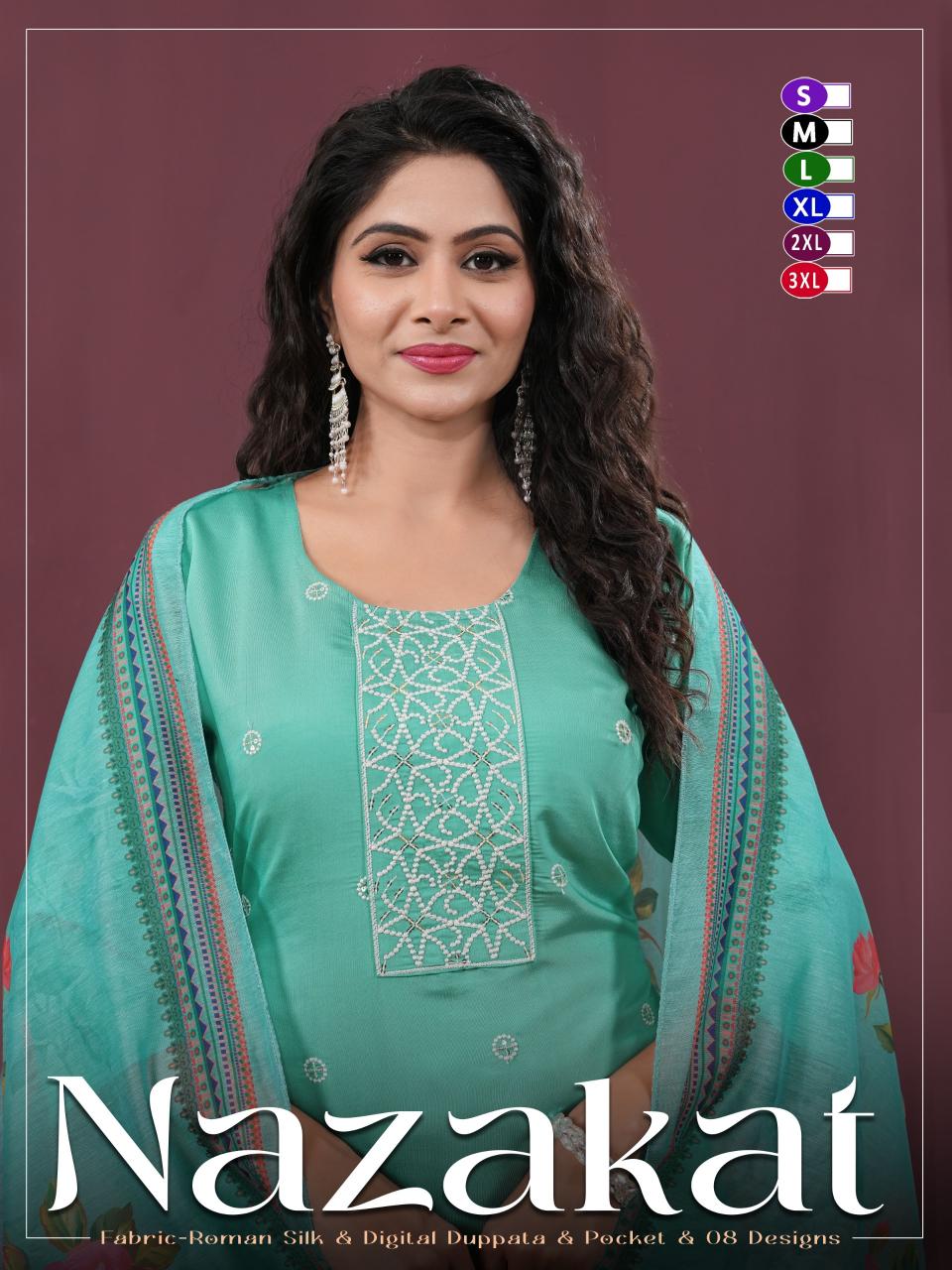Felocity Nazakat catalog kurtis wholesaler in indore