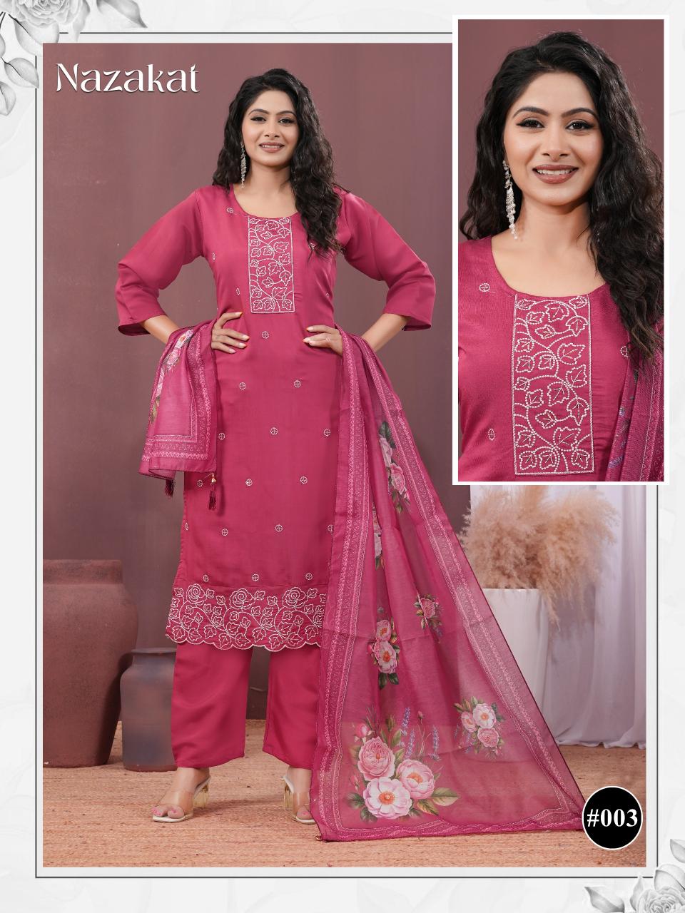 Felocity Nazakat catalog kurtis wholesaler in indore
