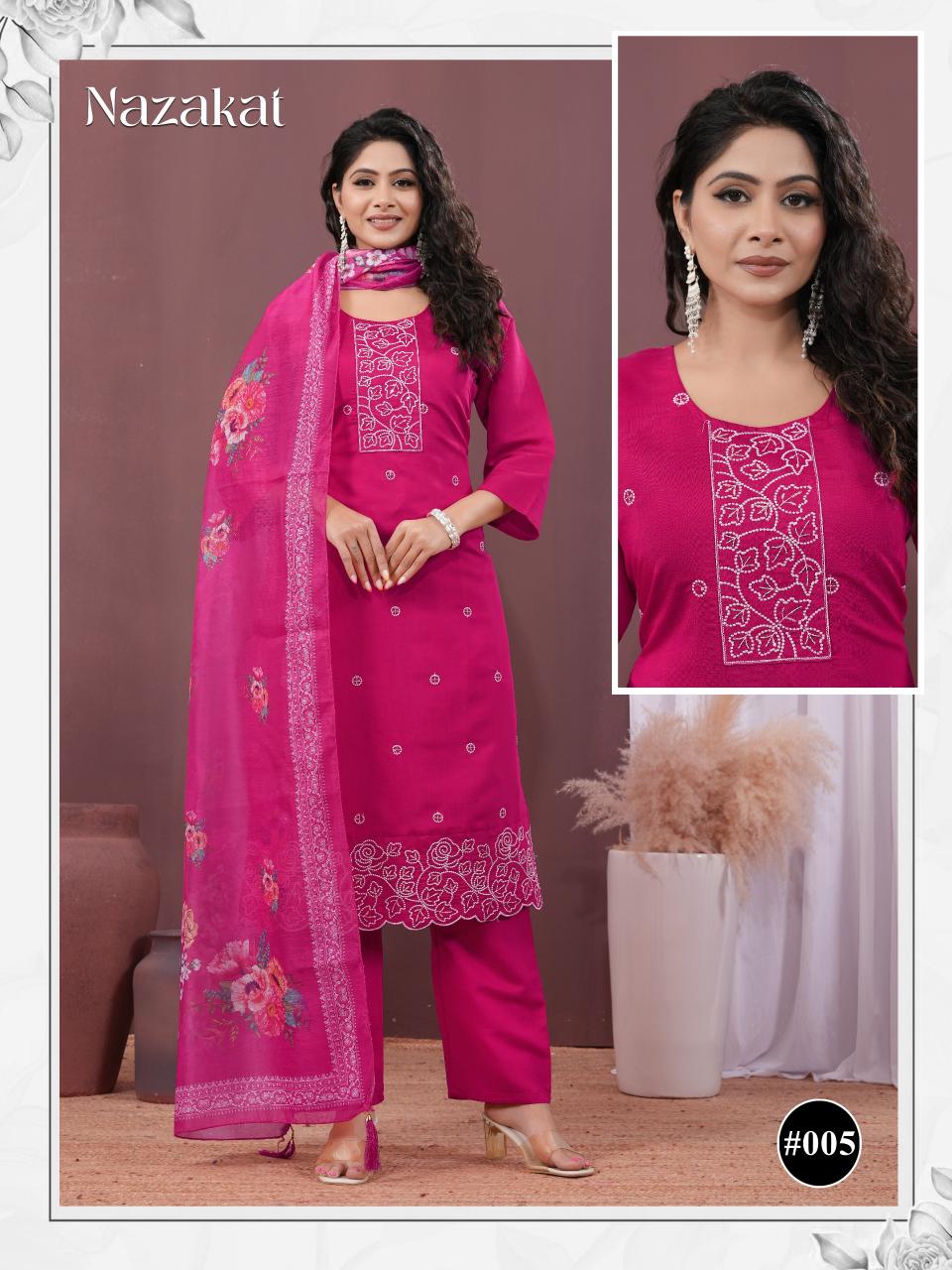 Felocity Nazakat catalog kurtis wholesaler in indore