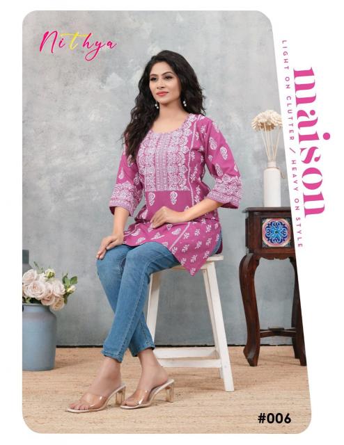 Felocity Nithya catalog fancy short kurtis wholesale