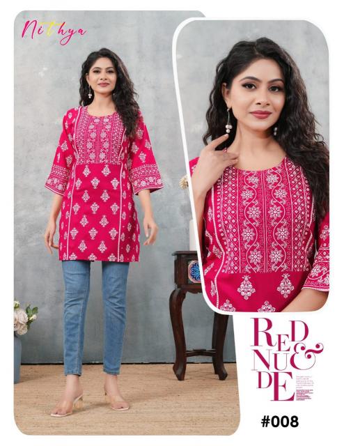 Felocity Nithya catalog fancy short kurtis wholesale