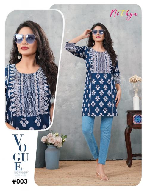 Felocity Nithya catalog fancy short kurtis wholesale