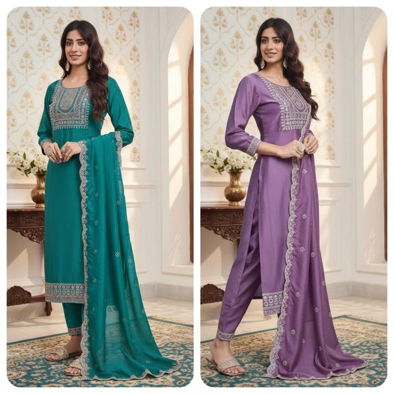 Felocity Rumeha catalog embroidery kurti wholesale