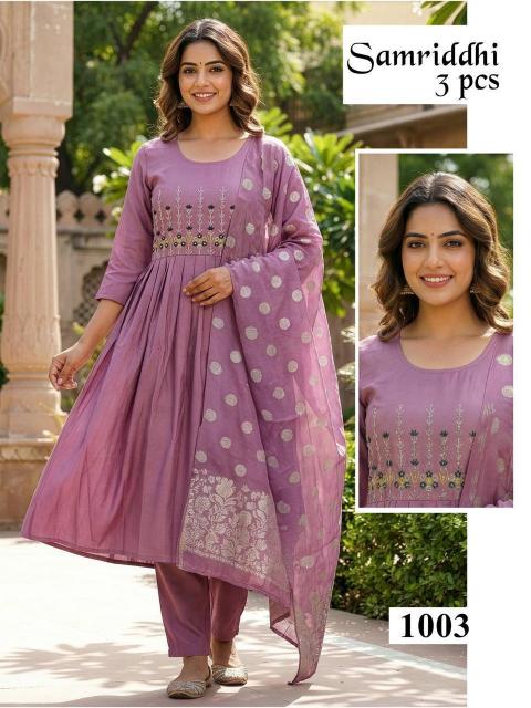 Felocity Samriddhi catalog roman silk wholesaler kurtis