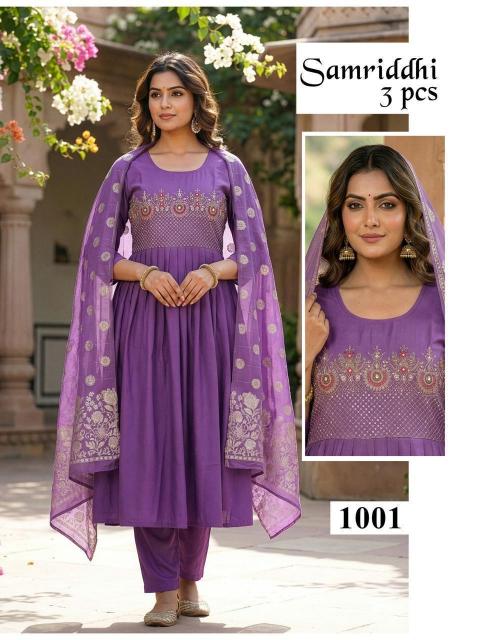Felocity Samriddhi catalog roman silk wholesaler kurtis