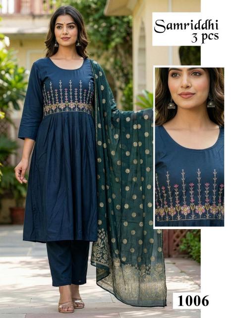 Felocity Samriddhi catalog roman silk wholesaler kurtis