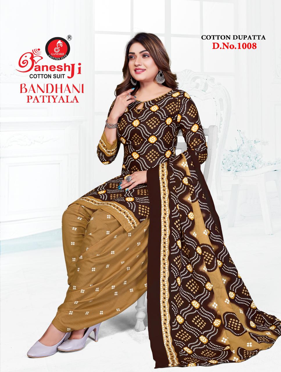 Ganeshji Bandhani Patiyala Vol- 1 – Dress Material