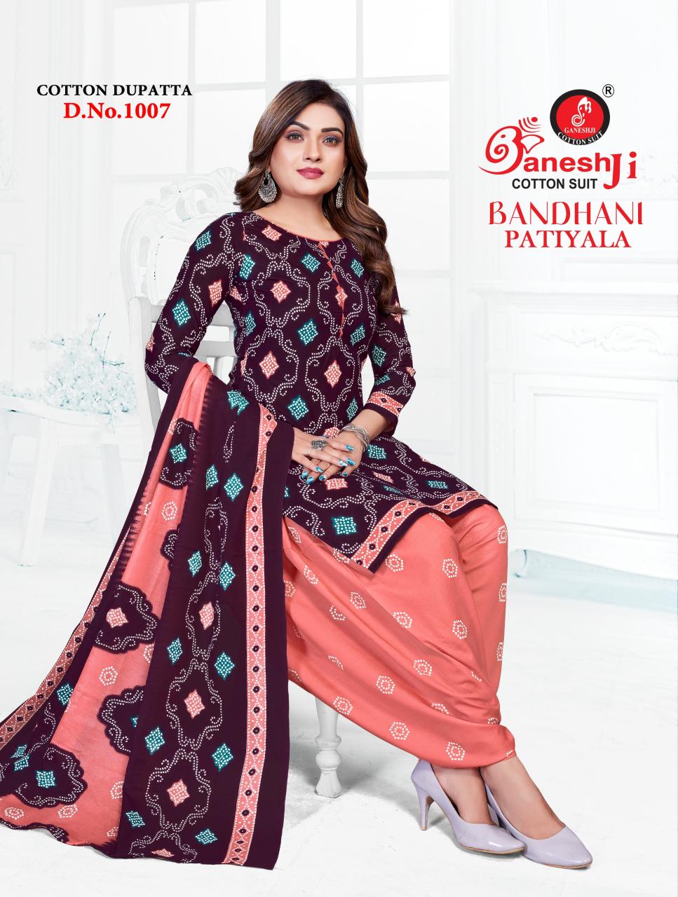 Ganeshji Bandhani Patiyala Vol- 1 – Dress Material