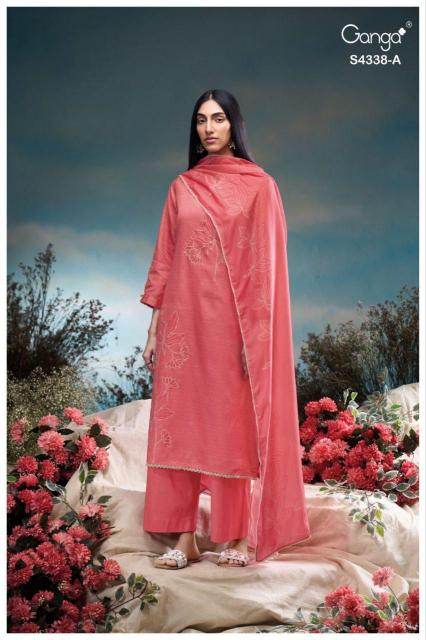 Ganga Bresiya 4338 catalog salwar kameez india wholesale
