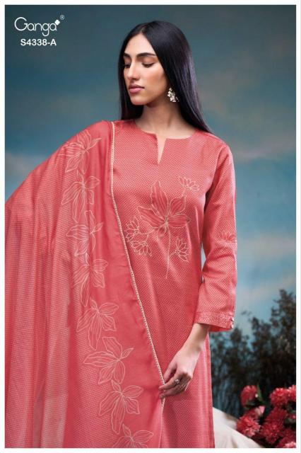 Ganga Bresiya 4338 catalog salwar kameez india wholesale