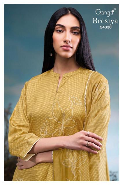 Ganga Bresiya 4338 catalog salwar kameez india wholesale