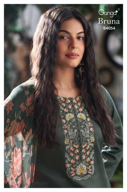 Ganga Bruna 4054 catalog indian salwar kameez wholesale uk
