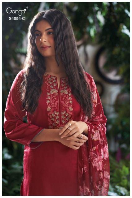 Ganga Bruna 4054 catalog indian salwar kameez wholesale uk