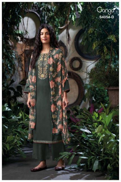 Ganga Bruna 4054 catalog indian salwar kameez wholesale uk