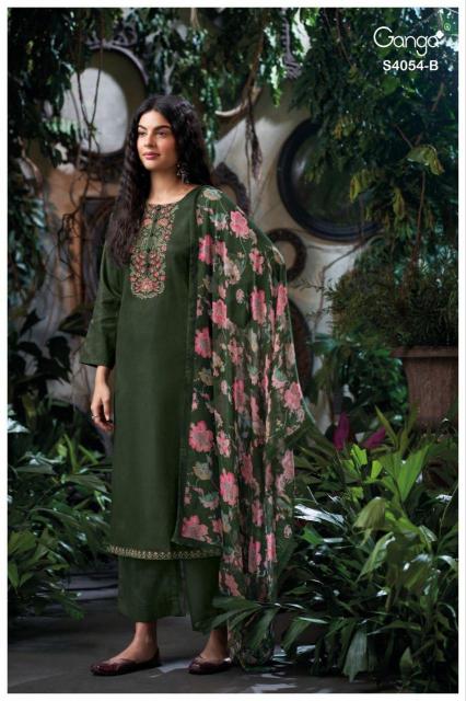 Ganga Bruna 4054 catalog indian salwar kameez wholesale uk