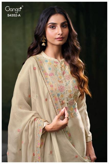 Ganga Chayana 4352 catalog salwar kameez wholesale delhi
