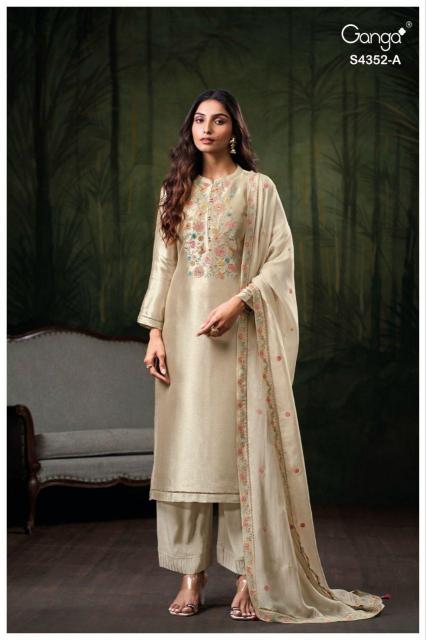 Ganga Chayana 4352 catalog salwar kameez wholesale delhi