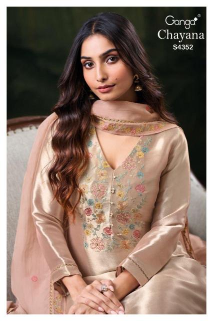 Ganga Chayana 4352 catalog salwar kameez wholesale delhi