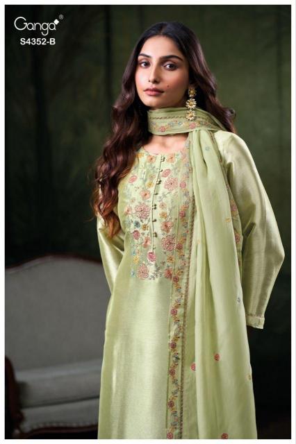 Ganga Chayana 4352 catalog salwar kameez wholesale delhi