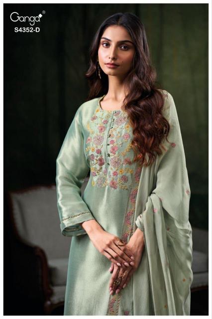 Ganga Chayana 4352 catalog salwar kameez wholesale delhi