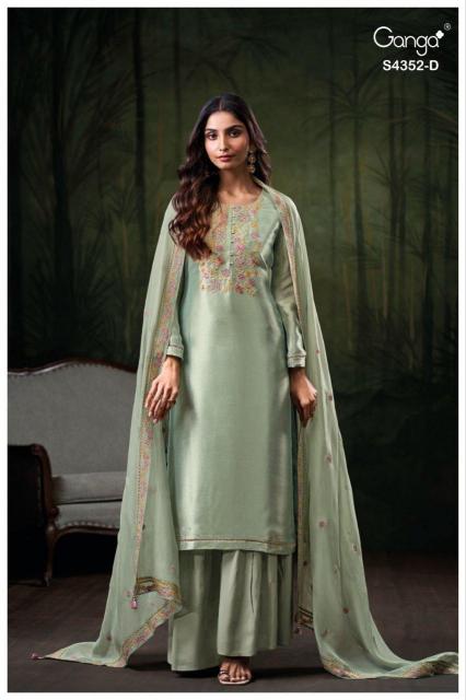 Ganga Chayana 4352 catalog salwar kameez wholesale delhi