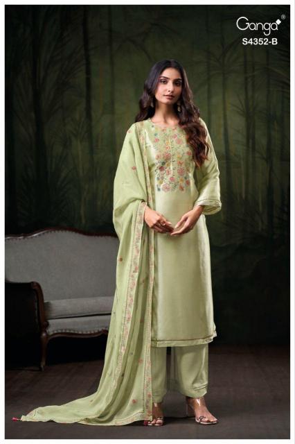 Ganga Chayana 4352 catalog salwar kameez wholesale delhi