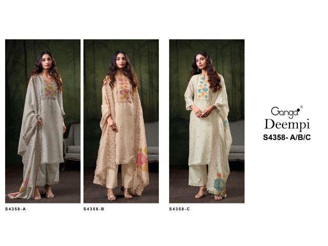 Ganga Deempi 4358 catalog salwar kameez india wholesale