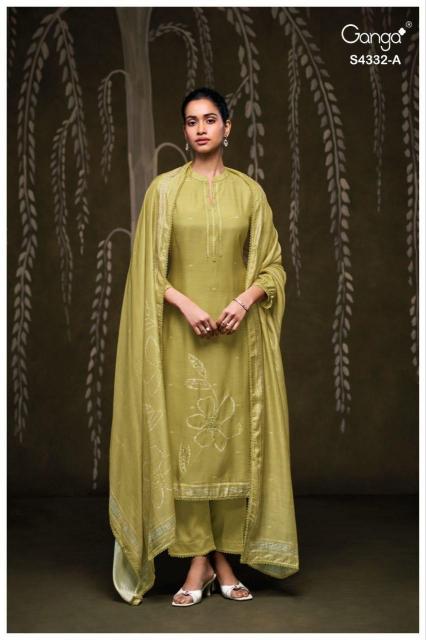 Ganga Ezrae 4332 catalog indian salwar kameez wholesale uk