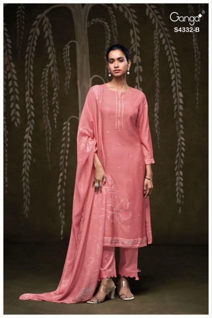 Ganga Ezrae 4332 catalog indian salwar kameez wholesale uk