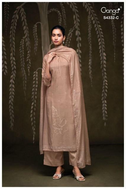 Ganga Ezrae 4332 catalog indian salwar kameez wholesale uk