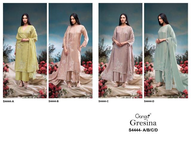 Ganga Gresina 4444 catalog salwar kameeaz in india