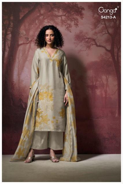 Ganga Gvisha 4213 catalog salwar kameez wholesaler in surat