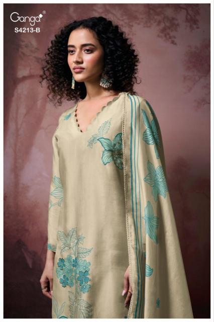 Ganga Gvisha 4213 catalog salwar kameez wholesaler in surat
