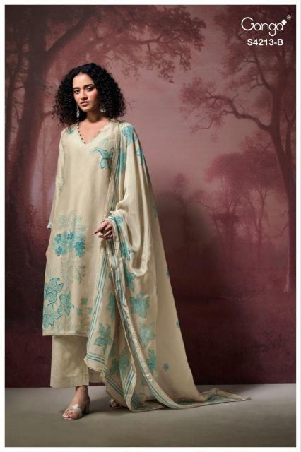 Ganga Gvisha 4213 catalog salwar kameez wholesaler in surat