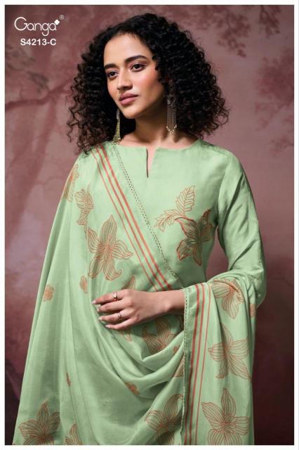 Ganga Gvisha 4213 catalog salwar kameez wholesaler in surat