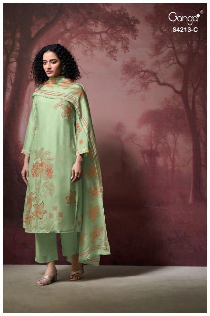 Ganga Gvisha 4213 catalog salwar kameez wholesaler in surat