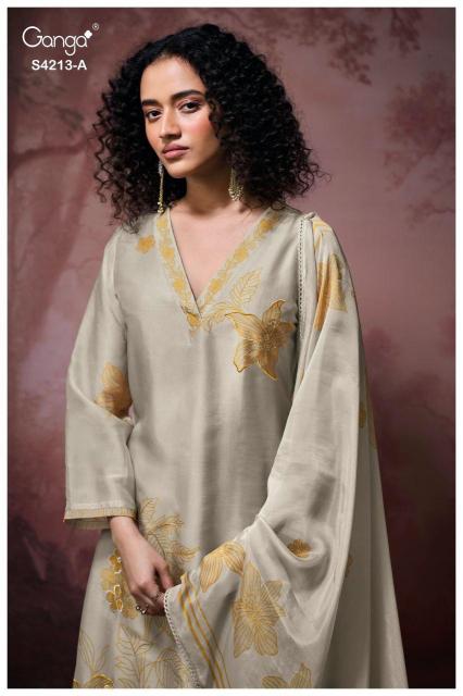 Ganga Gvisha 4213 catalog salwar kameez wholesaler in surat