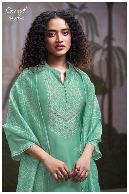 Ganga Helya 4378 catalog wholesale salwar kameez online