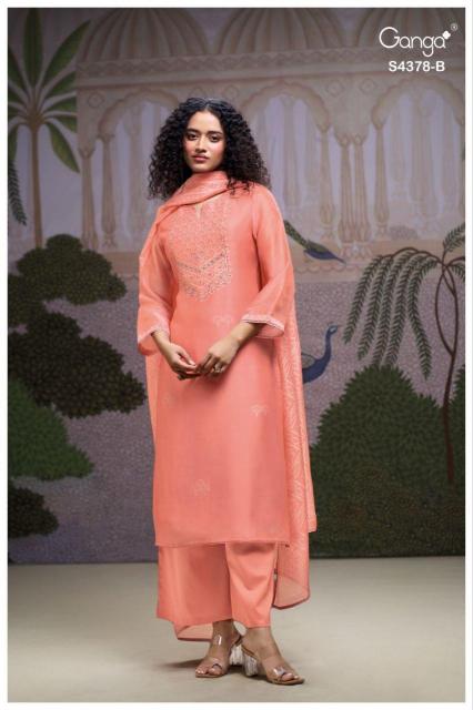 Ganga Helya 4378 catalog wholesale salwar kameez online