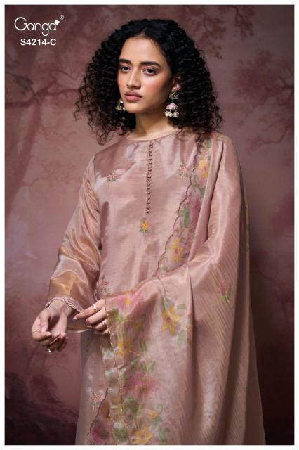 Ganga Hrishya 4214 catalog unstitch salwar kameez