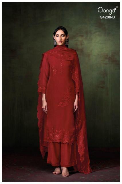 Ganga Ishina 4200 catalog salwar kameez wholesale online