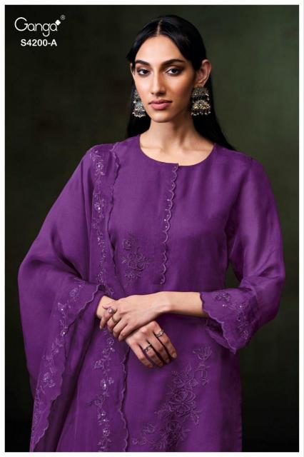 Ganga Ishina 4200 catalog salwar kameez wholesale online