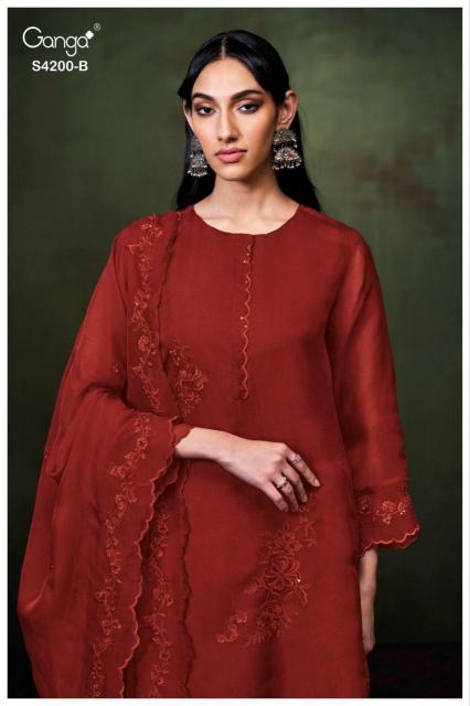 Ganga Ishina 4200 catalog salwar kameez wholesale online
