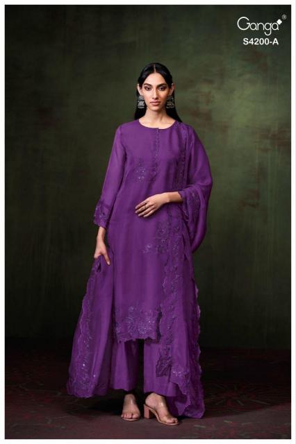Ganga Ishina 4200 catalog salwar kameez wholesale online